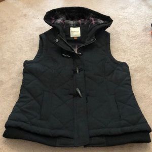 Black wilted vest with good, size S.